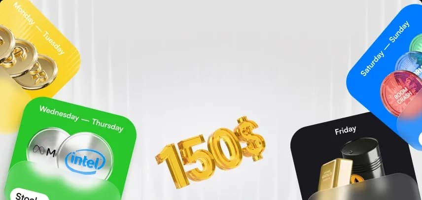 Bonus 150 $: Explorez les marchés et retirez vos bénéfices gratuitement